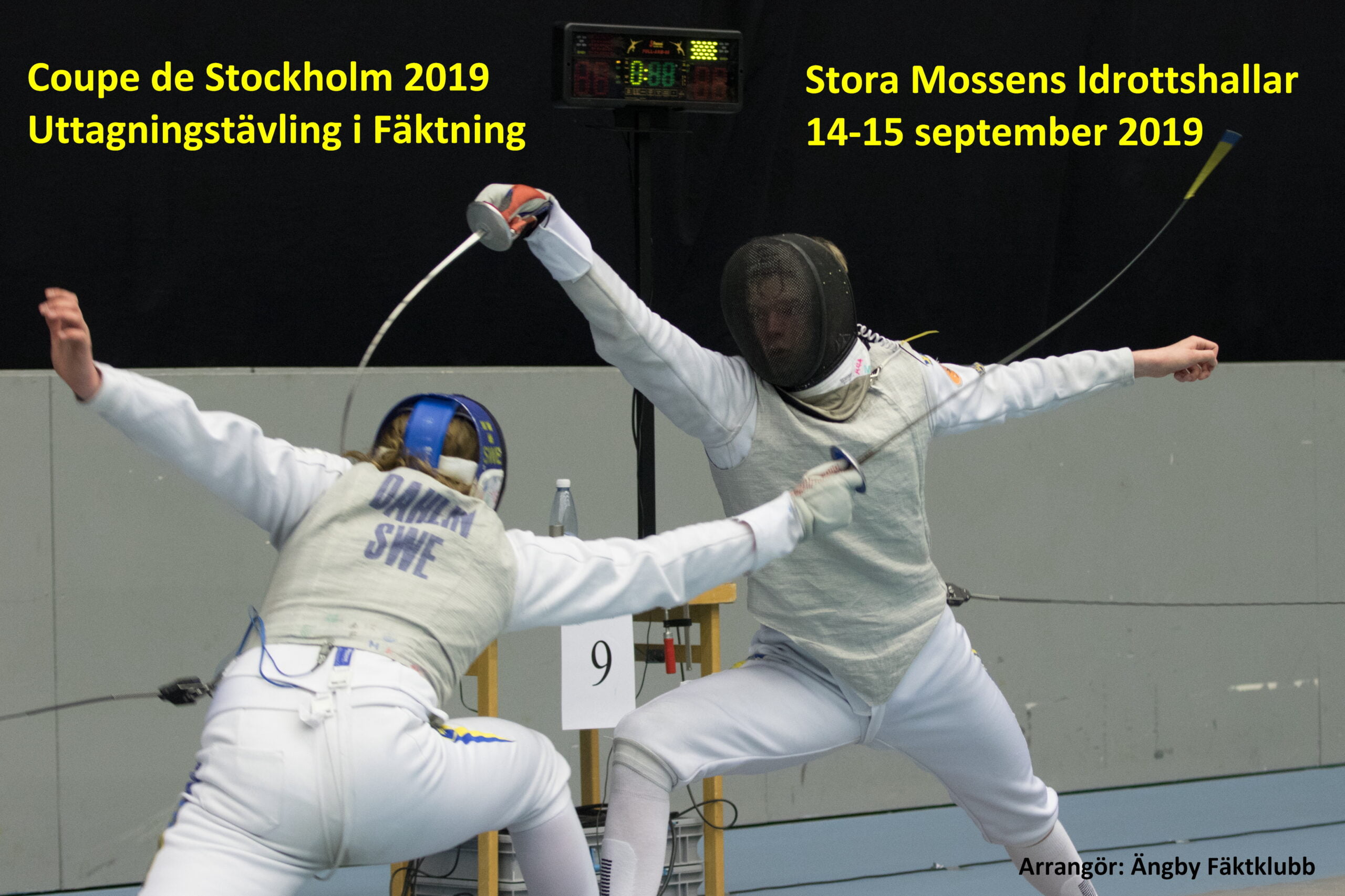 Fäktkanalen sänder Coupe de Stockholm i helgen - Svensk Fäktning
